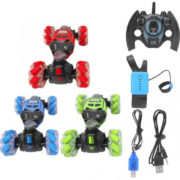 RC Auto trikové 1:16 na vysílačku 2,4GHz / ovládání pohybem ruky USB 3 barvy