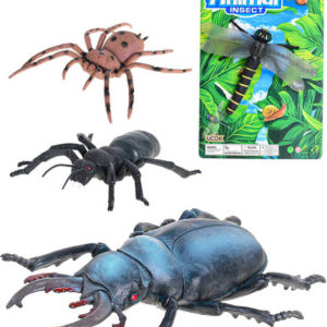 Zvířátko hmyz 18-23cm 4 druhy na kartě plast