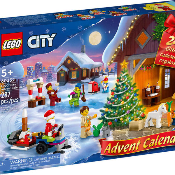 LEGO CITY Adventní kalendář rozkládací s herní plochou 60352