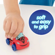 Teamsterz Tiny autíčko veselé baby s očima 12 druhů měkký plast