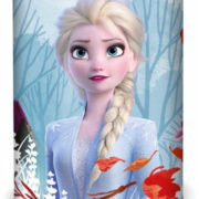 Pokladnička válec Frozen 2 (Ledové Království) 15cm dětská kasička plechová