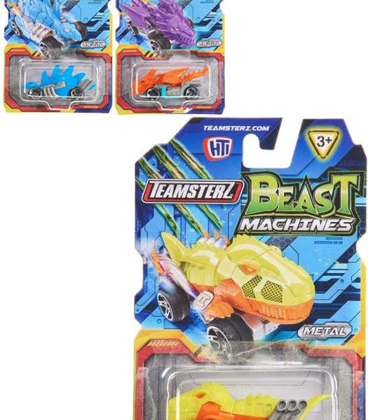 Teamsterz auto kovové příšerka Beast machines 8cm volný chod různé druhy