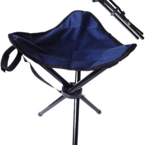 ACRA Sedátko skládací trojnožka 31x31x40cm venkovní modré ACRA Sedátko skládací trojnožka 31x31x40cm venkovní modré