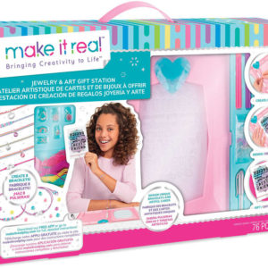 MAKE IT REAL Sada na výrobu dárkových předmětů kreativní holčičí set v krabici