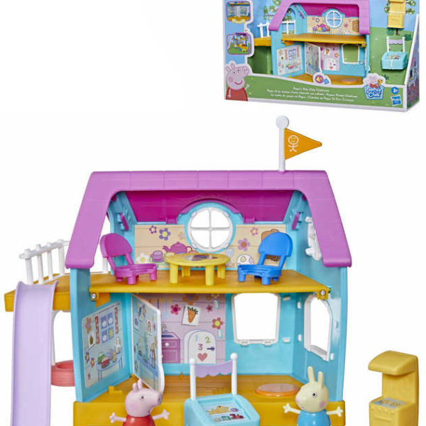 HASBRO Peppa Pig Peppina klubovna herní set 2 figurky s doplňky na baterie Zvuk