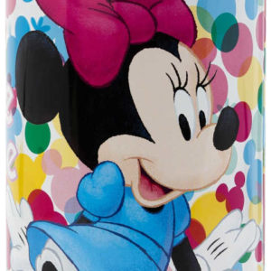 Pokladnička válec Disney Minnie Mouse 10x15cm dětská kasička kovová