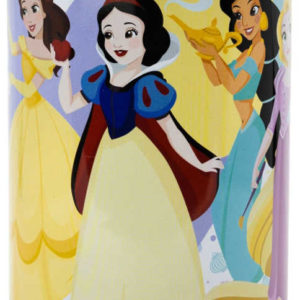 Pokladnička válec Disney Princezny 10x15cm dětská kasička kovová