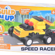 Stavebnice BuildMeUP Závodní auta 31-50 dílků 4 druhy plast