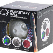 Míček měkký antistresový senzorický NASA 7cm planety 3 druhy v krabici