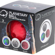 Míček měkký antistresový senzorický NASA 7cm planety 3 druhy v krabici