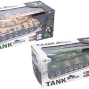 RC Autorobot tank na vysílačku 40MHz na baterie Světlo Zvuk 2 barvy