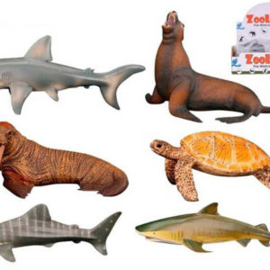 Zvířata mořská 9-15cm plastové figurky zvířátka 6 druhů