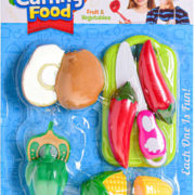 Krájecí zelenina a ovoce na suchý zip kuchyňský set s doplňky 6ks plast