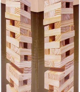 ALBI DŘEVO Hra Věž Jenga velká přírodní natur 63 dílků *SPOLEČENSKÉ HRY*