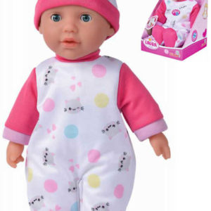 SIMBA Panenka baby Laura Cutie 30cm miminko měkké tělíčko na baterie Zvuk