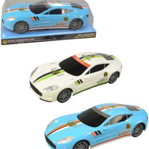 Auto závodní sportovní 25cm na setrvačník 2 barvy plast