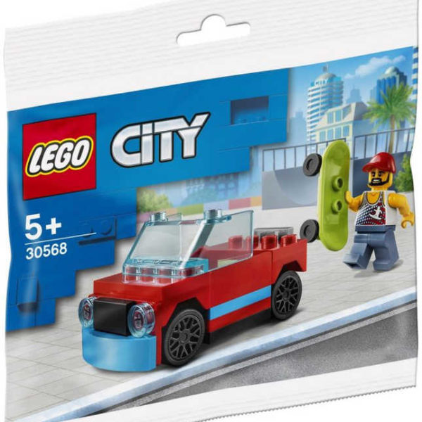 LEGO CITY Skejťák s autem 30568 STAVEBNICE