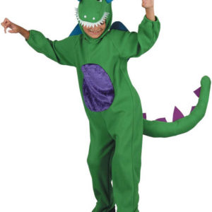KARNEVAL Šaty Dinosaurus vel. M (120-130cm) 5-9 let *KOSTÝM*