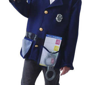 KARNEVAL Šaty Policista vel. S (110-120cm) 4-6 let *KOSTÝM*
