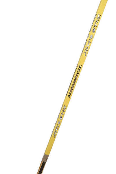ACRA Hokejka Jovi Stix 125cm s laminovanou čepelí Levá žlutá