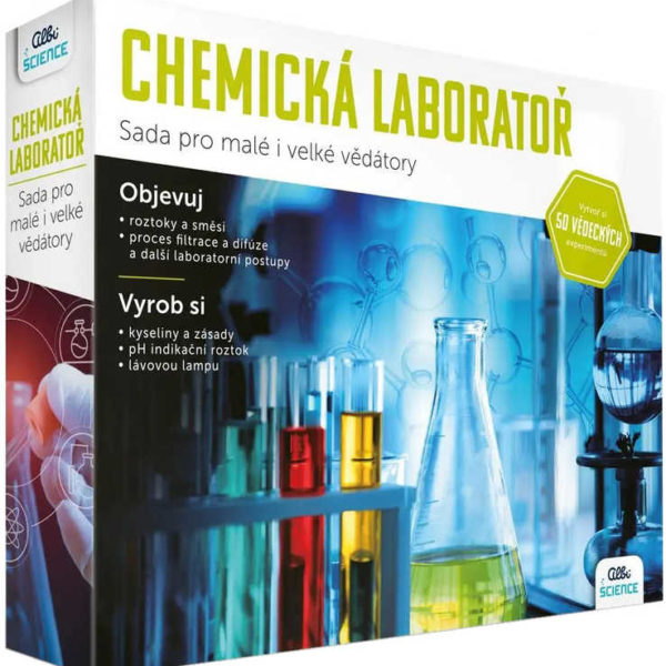 ALBI Science Chemická laboratoř experimentální vědecký set pro děti