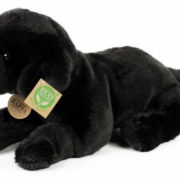 PLYŠ Pes Labrador 40cm černý ležící Eco-Friendly *PLYŠOVÉ HRAČKY*