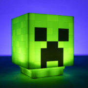 Minecraft Crepper halloweenská dekorativní lampa na baterie Světlo Zvuk