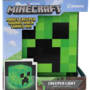 Minecraft Crepper halloweenská dekorativní lampa na baterie Světlo Zvuk