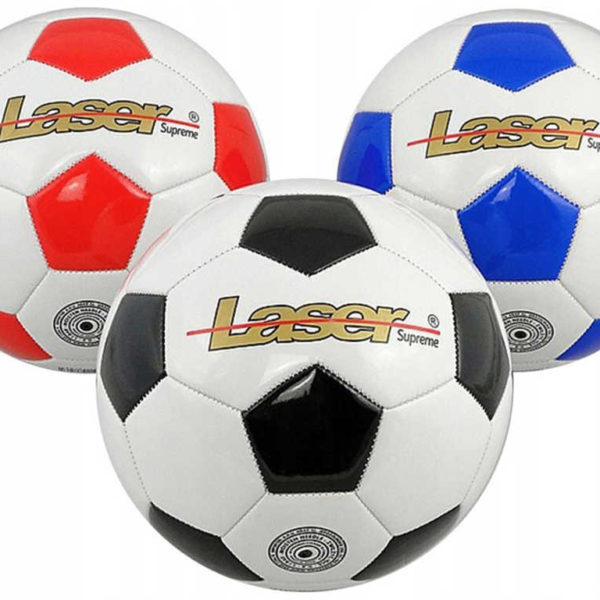 Míč fotbalový Laser vel. 5 balón kopačák 3 barvy