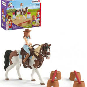 SCHLEICH Westernová jízda set figurka s koněm a doplňky plast