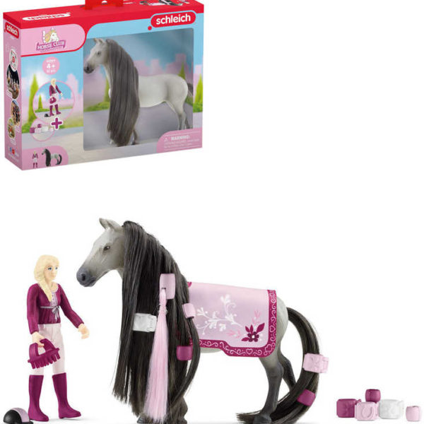 SCHLEICH Sofia a Dusty startovací set koník s figurkou a doplňky plast