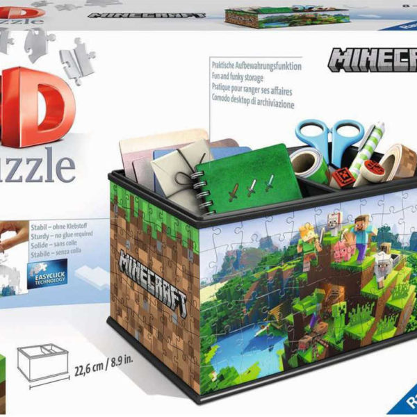 RAVENSBURGER Puzzle 3D úložný box Minecraft 216 dílků plast