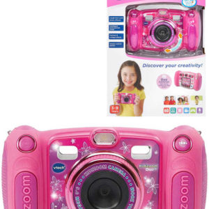 VTECH Kidizoom Duo dětský fotoaparát růžový s efekty na baterie Světlo Zvuk