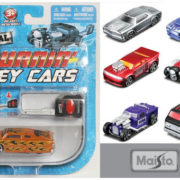 MAISTO Burnin Key Cars 3 herní set auto kovové vystřelovací s klíčem