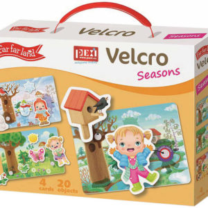 PEXI Velcro skládačky Roční období (Seasons) 20 dílků na suchý zip