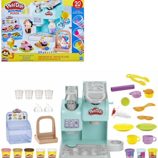 HASBRO PLAY-DOH Hravá kavárna herní set s modelínou a nástroji