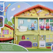 HASBRO Peppin domeček set se 3 figurkami Peppa Pig na baterie Světlo Zvuk