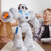 RC Robot Robin interaktivní mluví Česky střílí na vysílačku na baterie Zvuk