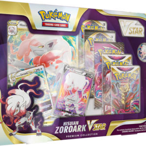 ADC Pokémon TCG: Hisuian Zoroark V Star Premium Collection 5x booster s doplňky