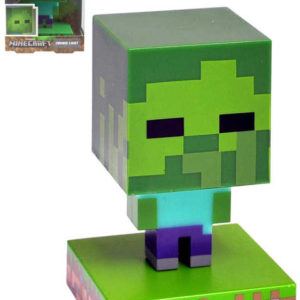 Stolní lampička Minecraft Zombie Icon Light 10cm na baterie LED Světlo