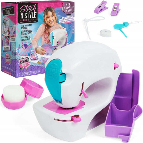 SPIN MASTER Šicí stroj dětský Cool Maker set s doplňky na baterie