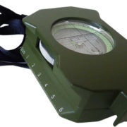 ACRA Buzola army kompas s funkcemi s teploměrem textilní pouzdro