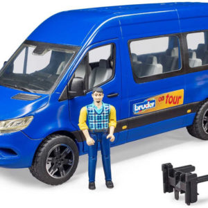 BRUDER 02670 Auto Mercedes-Benz Sprinter set mikrobus se 2 figurkami