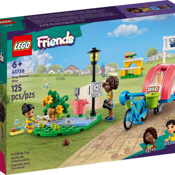 LEGO FRIENDS Záchrana pejska na kole 41738 STAVEBNICE