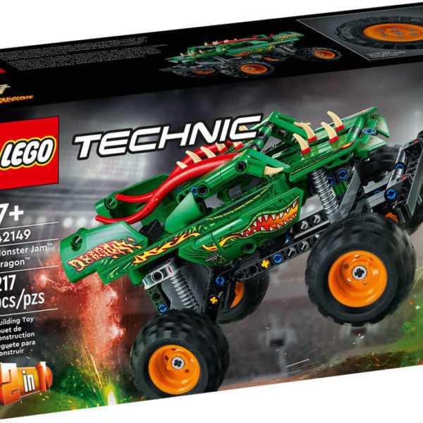 LEGO TECHNIC Auto Monster Jam Dragon 2v1 42149 STAVEBNICE