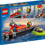 LEGO CITY Hasičská záchranná loď a člun 60373 STAVEBNICE