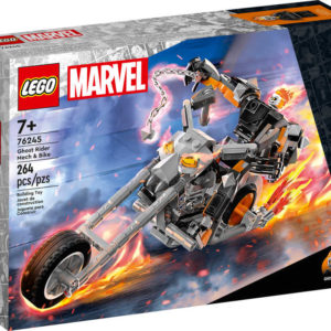LEGO MARVEL Robotický oblek a motorka Ghost Ridera 76245 STAVEBNICE