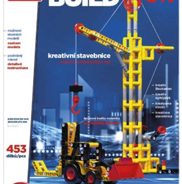 ROTO Build Stavební stroje 453 dílků 9v1 konstrukční STAVEBNICE
