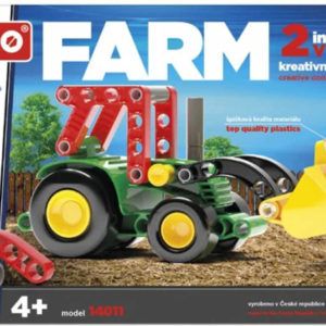 ROTO Farm Traktor 37 dílků 2v1 konstrukční STAVEBNICE