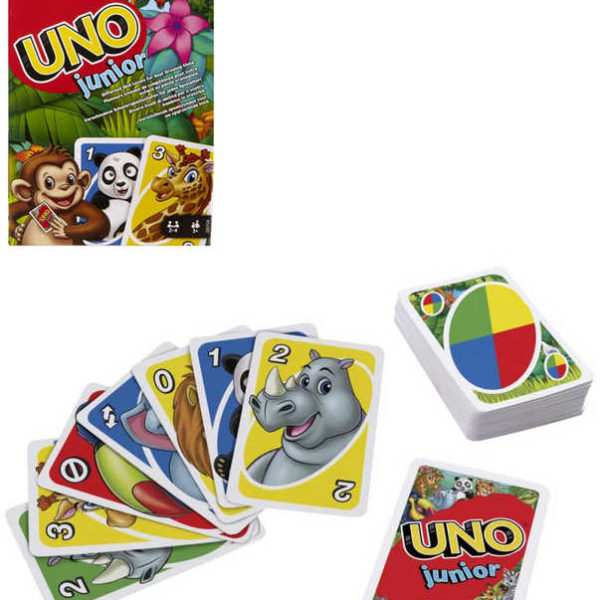 MATTEL Hra Uno karty junior Zvířátka *SPOLEČENSKÉ HRY*